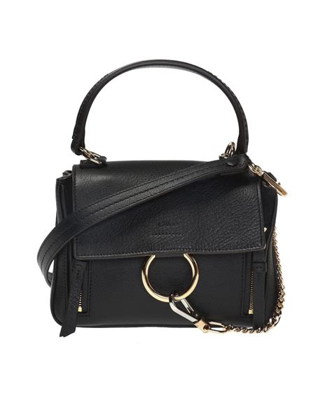 chloe faye bag size|chloe faye bag black.